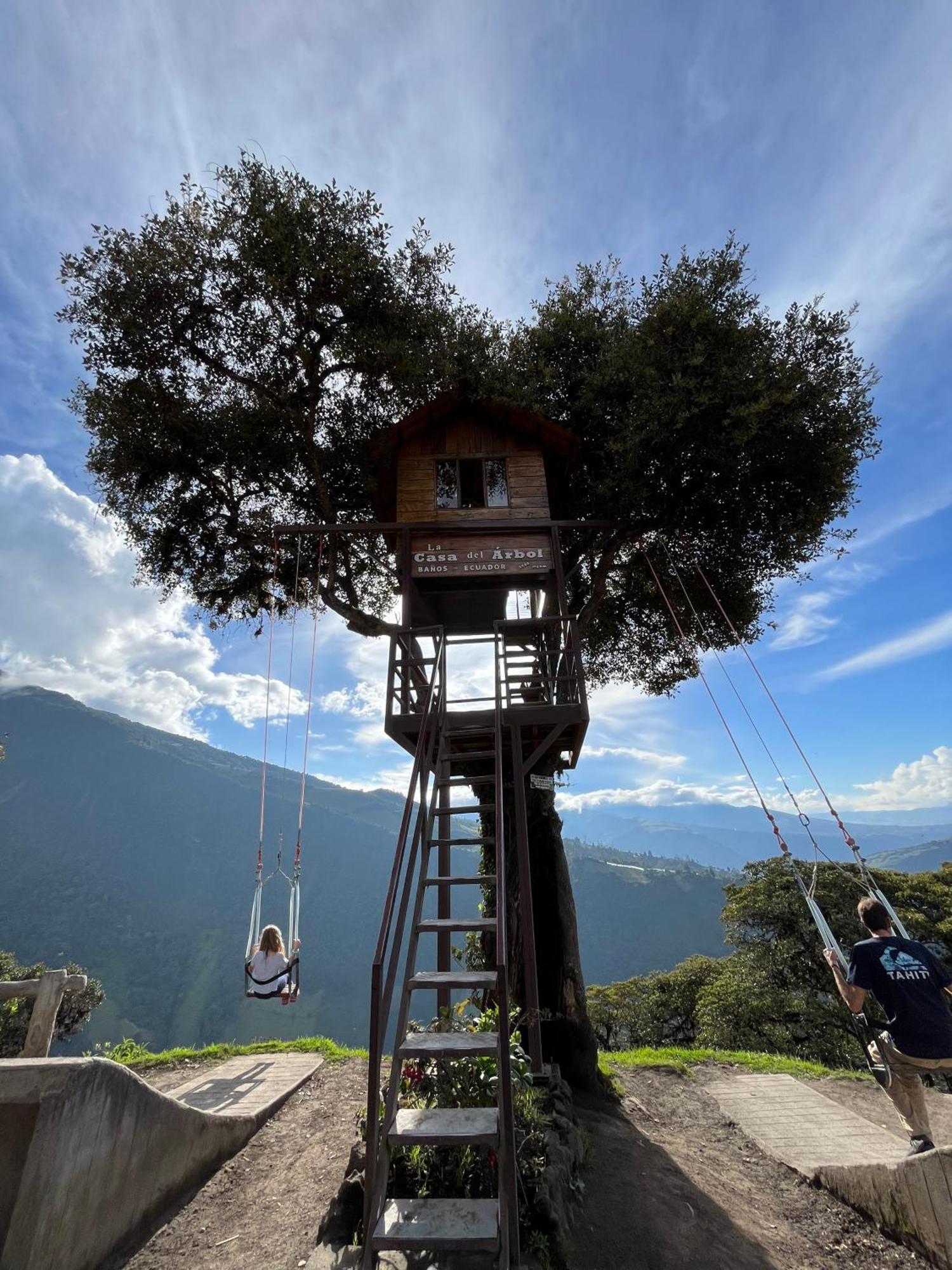 Premium Holiday Cabin - Spectacular Tungurahua Volcano View Baños Exterior foto